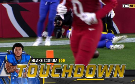 Blake Corum breaks free for 48-yard TD, extending Rams' lead over Cardinals | NFL Highlights