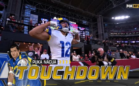 Matthew Stafford finds Puka Nacua for INCREDIBLE 31-yard TD, extending the Rams' lead over Cardinals | NFL Highlights