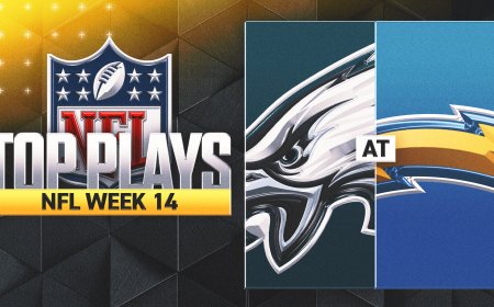 Eagles vs. Chargers MNF Highlights: L.A. Wins in OT After Hurts' Fourth INT