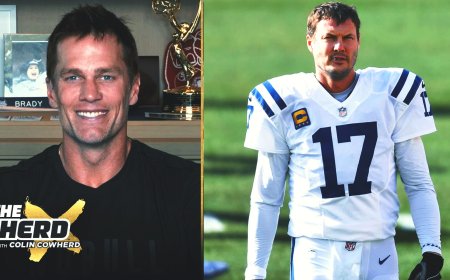 Tom Brady on Phillip Rivers' return: 'Who retires and un-retires and out of retirement?' 😅 | The Herd