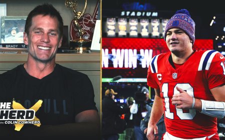 Tom Brady breaks down how Drake Maye-led offense parallels 2000s Patriots 👀 | The Herd