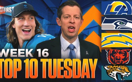 Jaguars Rising and Seahawks Holding Strong — Did Danny COOK with His Top 10? 🔥 | First Things First