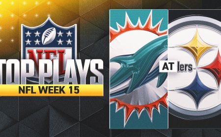 Dolphins vs. Steelers MNF Highlights: Pittsburgh Improves AFC North Lead With Win