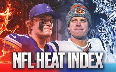 NFL Heat Index: J.J. McCarthy Has Looked the Part; What's Going on With Joe Burrow?