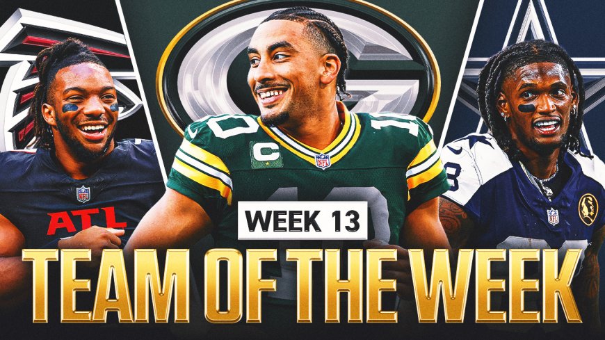 NFL Week 13 Team of the Week: Jordan Love, Bijan Robinson Headline Top Performers